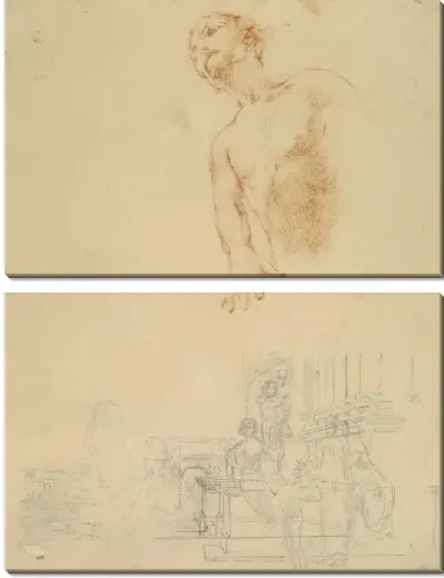 Картина Этюд для группы, «Винтажный фестиваль», клуб Мендельсона Хора, Нью-Йорк, Нью-Йорк