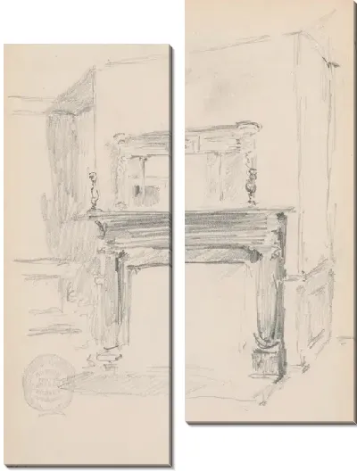 Картина Камин