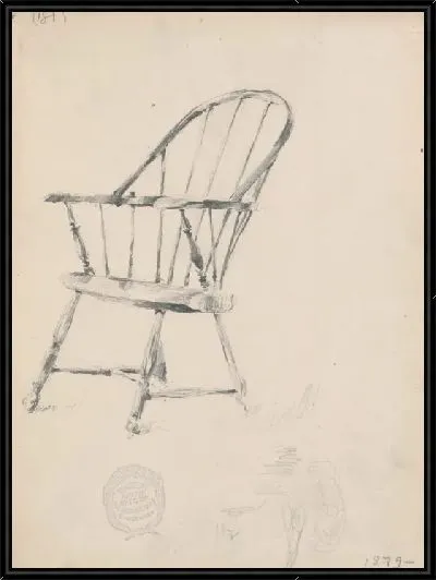 Картина кресло