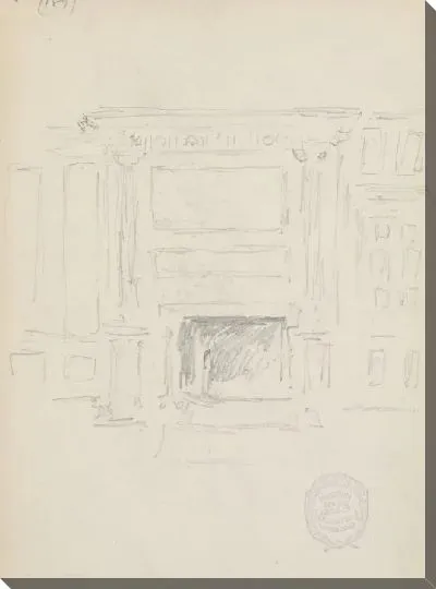 Картина Камин