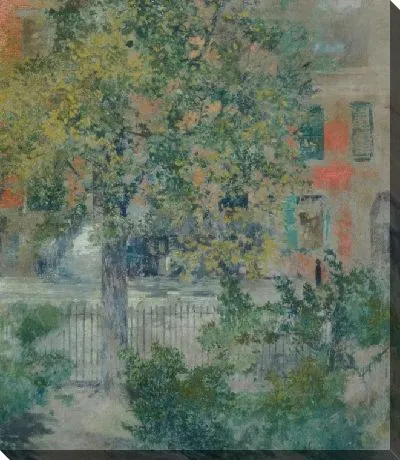 Вид из окна художника, улица Гроув