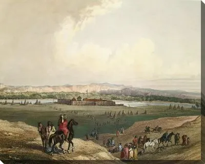 Картина Форт Юнион на Миссури