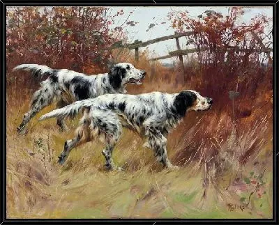 Собаки на охоте (Dogs on the hunt)