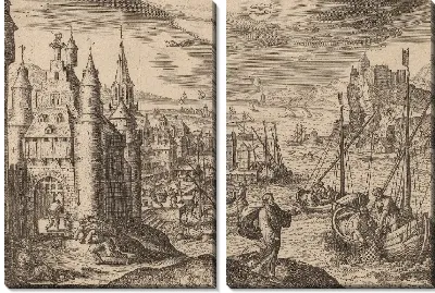 Картина Христос призывает Петра и Андрея (Рыбы)