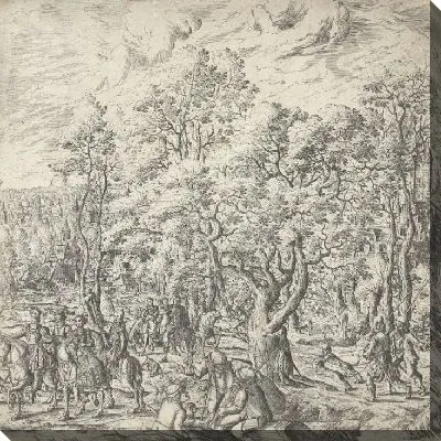 Картина Охота на оленей