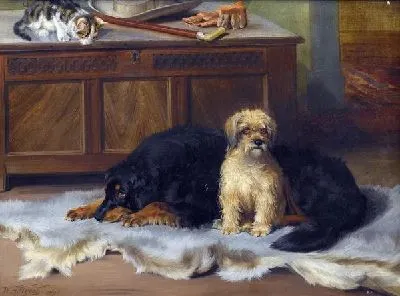 Собака и щенок (Dog and Puppy)