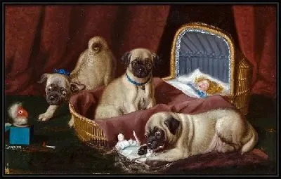 Картина Щенки (Puppies) №4