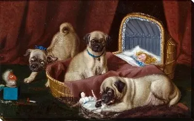 Картина Щенки (Puppies) №4