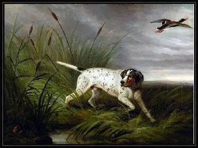 Картина Собака на охоте (The dog on the hunt)