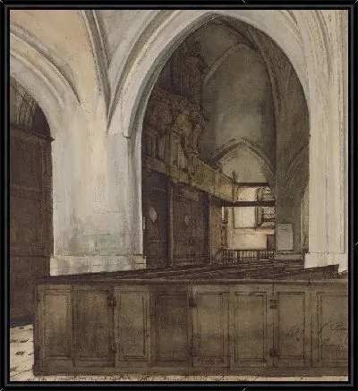 Интерьер аббатства Арамонт