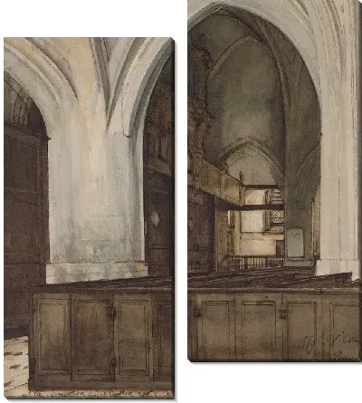 Интерьер аббатства Арамонт