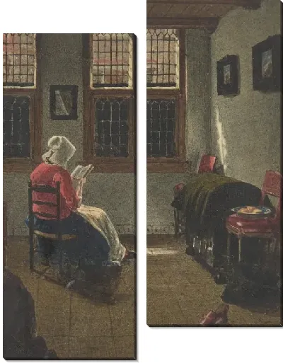 Картина Женщина, читающая после Питера Янссенса