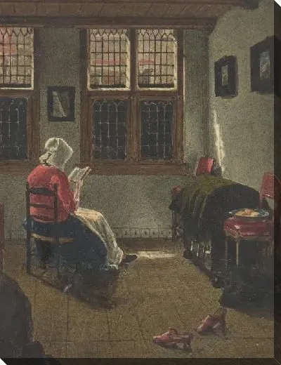 Картина Женщина, читающая после Питера Янссенса