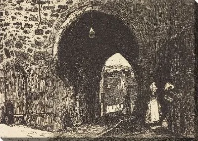 Картина Порт-де-Сен-Мало в Динане