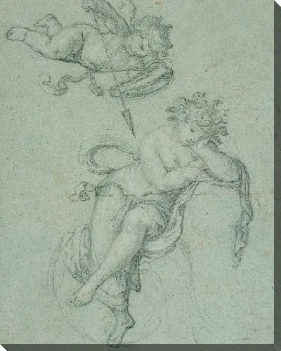 Картина Страница скетчбука; Высота стены и Джудит