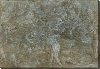 Картина Дикобразная охота