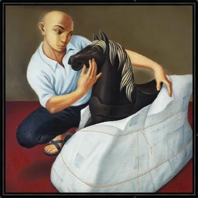 Развернутая лошадь