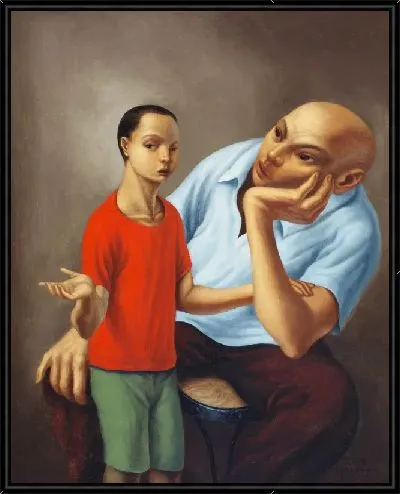 Картина Отец и сын 3