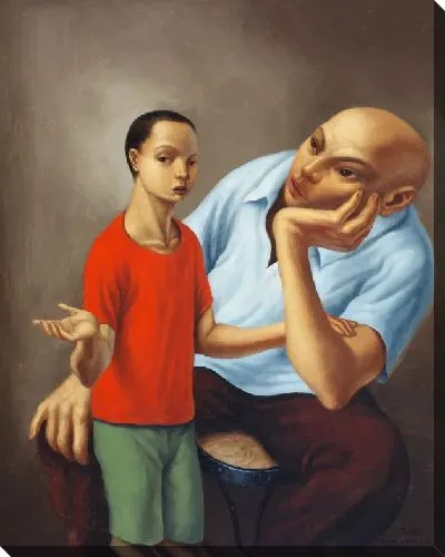 Картина Отец и сын 3