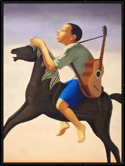 Картина Лошадь, которая качается