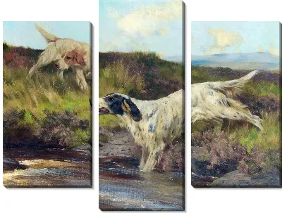 Модульная картина Две собаки (Two dogs) №6