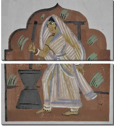 Картина Женщина Хаскинг