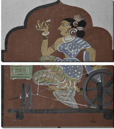 Картина Хлопковое прядение