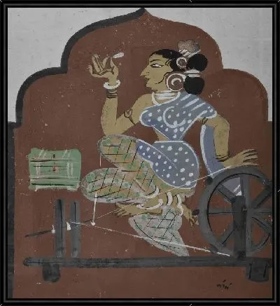 Картина Хлопковое прядение