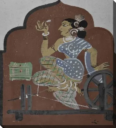 Картина Хлопковое прядение