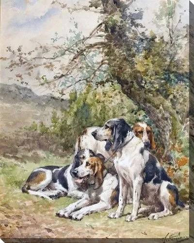 Картина маслом Собаки (Dogs) №6
