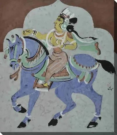 Картина Леди на коне