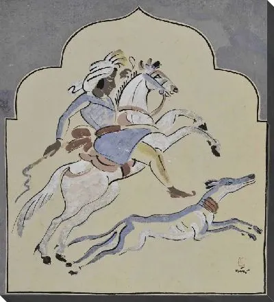 Картина охотник