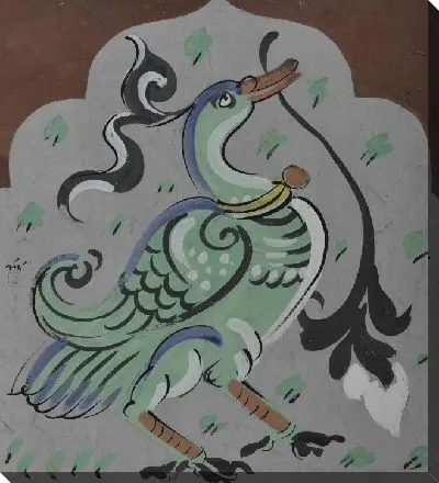 Картина лебедь