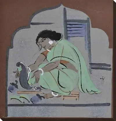 Картина Нарезка овощей