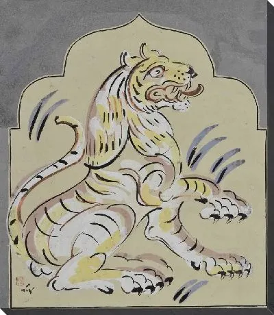 Картина лев №8