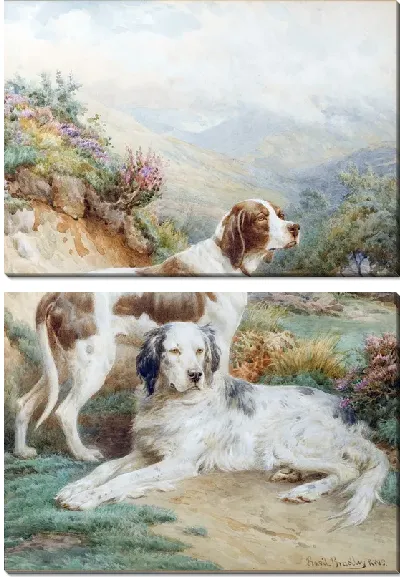 Картина Две собаки (Two dogs) №9