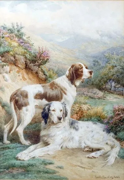 Картина Две собаки (Two dogs) №9