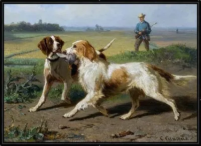 Картина Две собаки (Two dogs) №10