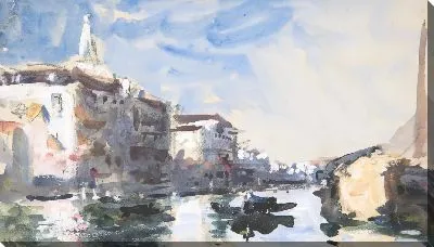 Картина Сцена на Большом канале, Венеция