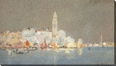 Картина Венецианское каприччио с колокольней