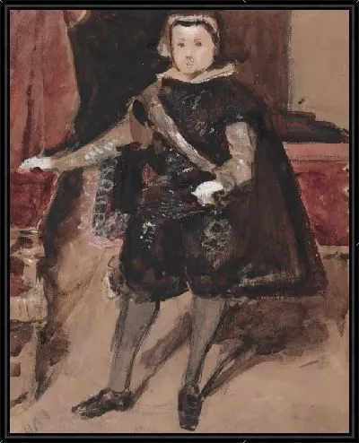 Картина Младенец Бальтазар Карлос