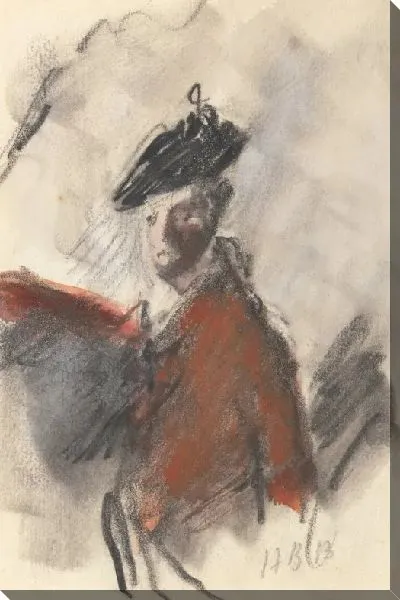 Картина Этюд по портрету Корнета Неемии Джошуа Рейнольдса Зима, 11-е Драгун