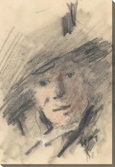 Картина Этюд женщины