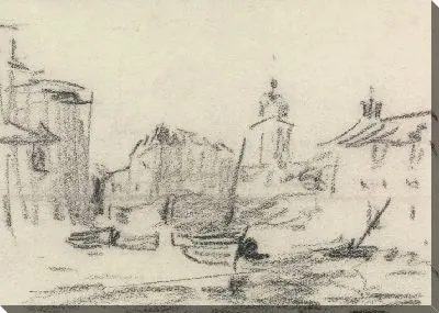 Картина Набережная Сен-Тропе