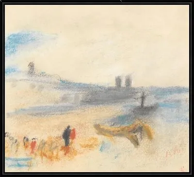 Картина Порт с пришвартованным пароходом