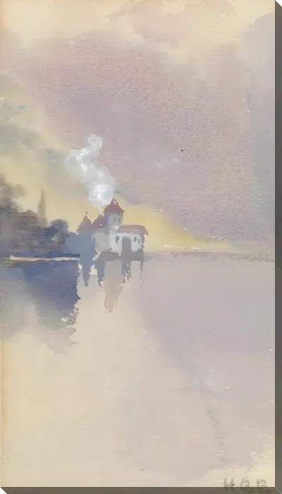 Картина Шильонский замок