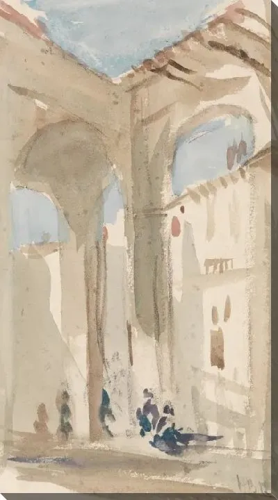 Картина Фигуры в восточной колоннаде