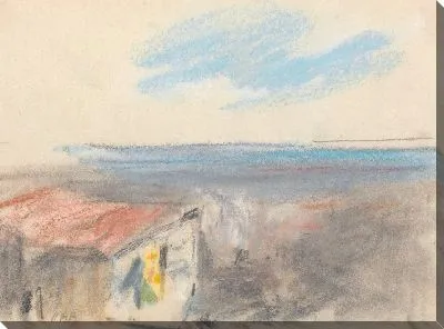 Картина Пейзаж с синим облаком