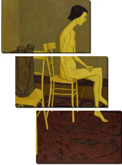 Картина Обнаженная с двумя стульями