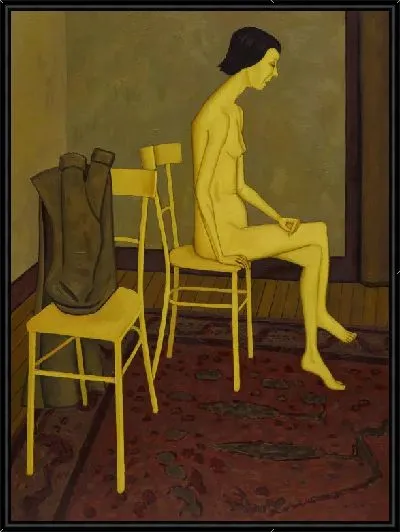 Картина Обнаженная с двумя стульями